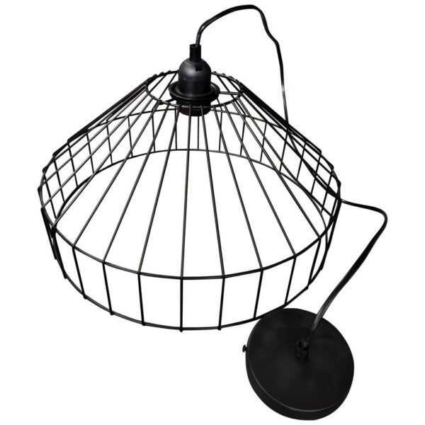 4025442352438 POCOline Pendelleuchte Ivette
schwarz Metall H/D: ca. 75x38 cm E27 1 Brennstellen