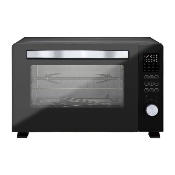 POCOline Mini-Backofen schwarz Glas B/H/L: ca. 38,4x37,2x53,6 cm ca. 36 l POCOline Mini-Backofen schwarz Glas B/H/L: ca. 38,4x37,2x53,6 cm ca. 36 l