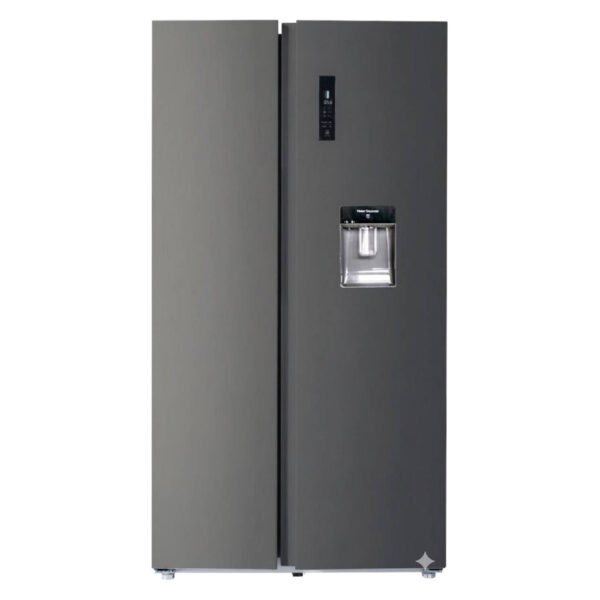 POCOline Side-by-Side SBS177-559 DDIXNFWDD dark Inox B/H/T: ca. 91,2x177x70,4 cm