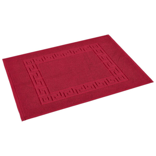 POCOline Duschvorleger Mäander rot Baumwolle B/L: ca. 50x70 cm POCOline Duschvorleger Mäander rot Baumwolle B/L: ca. 50x70 cm