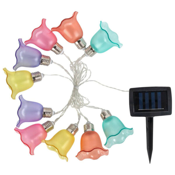 Solarlichterkette Tulpe 2 m
Kunststoff L/D: ca. 380x8 cm