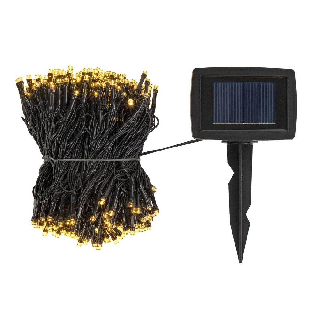 Solarlichterkette 2 m warmweiß
schwarz Kunststoff L: ca. 400 cm