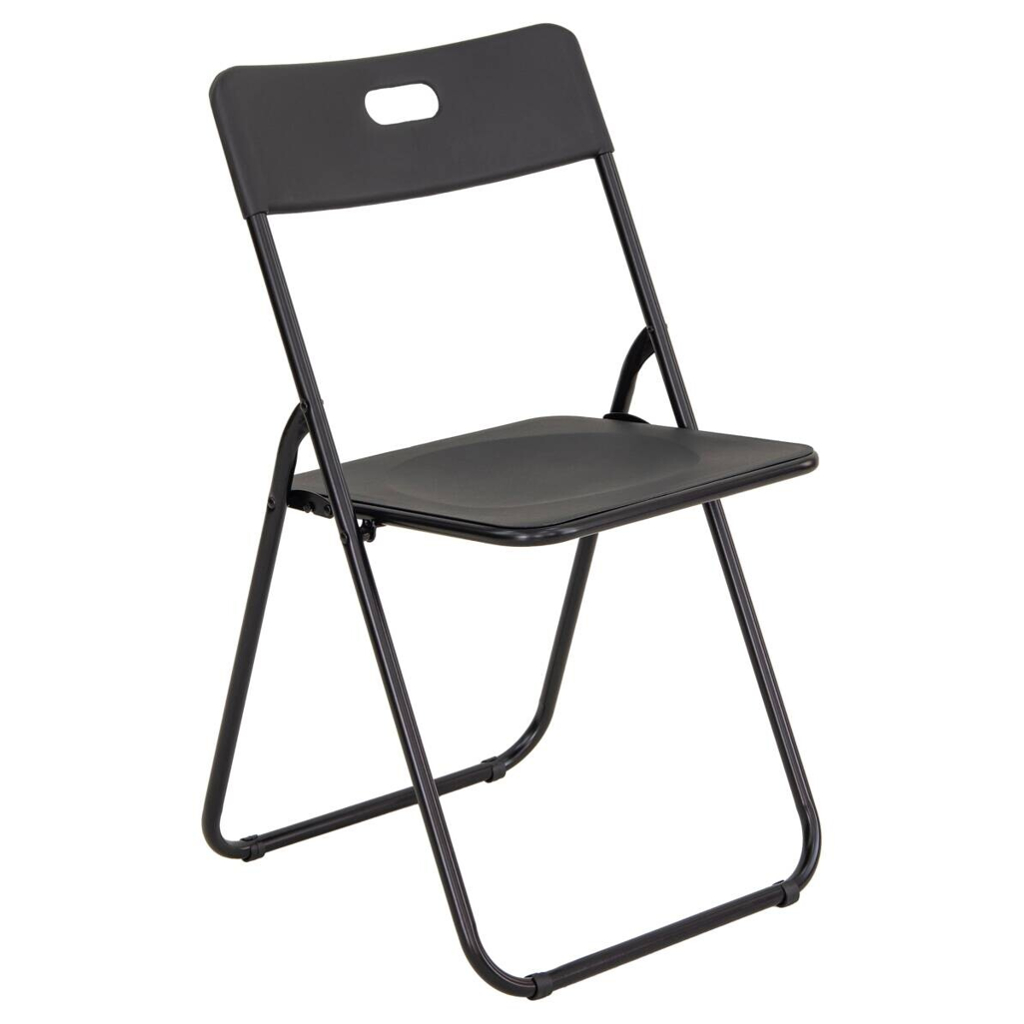 POCO Klappstuhl Viva schwarz Kunststoff B/H/T: ca. 48,5x80x46 cm