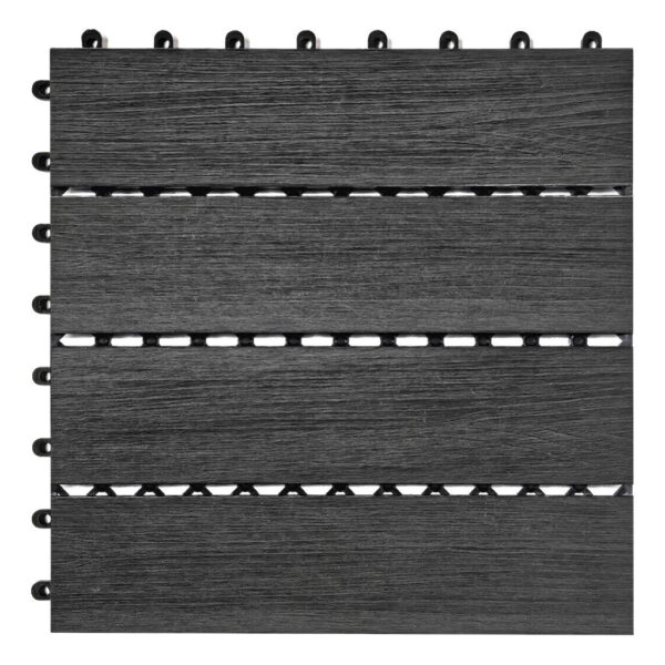 4025442367296-1 POCOline Terrassenfliese WPC, 6 Stück im Paket
grau B/L: ca. 30x30 cm