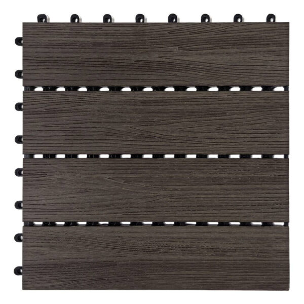 POCOline Terrassenfliese WPC, 6 Stück im Paket B/L: ca. 30x30 cm – verschiedene Farben