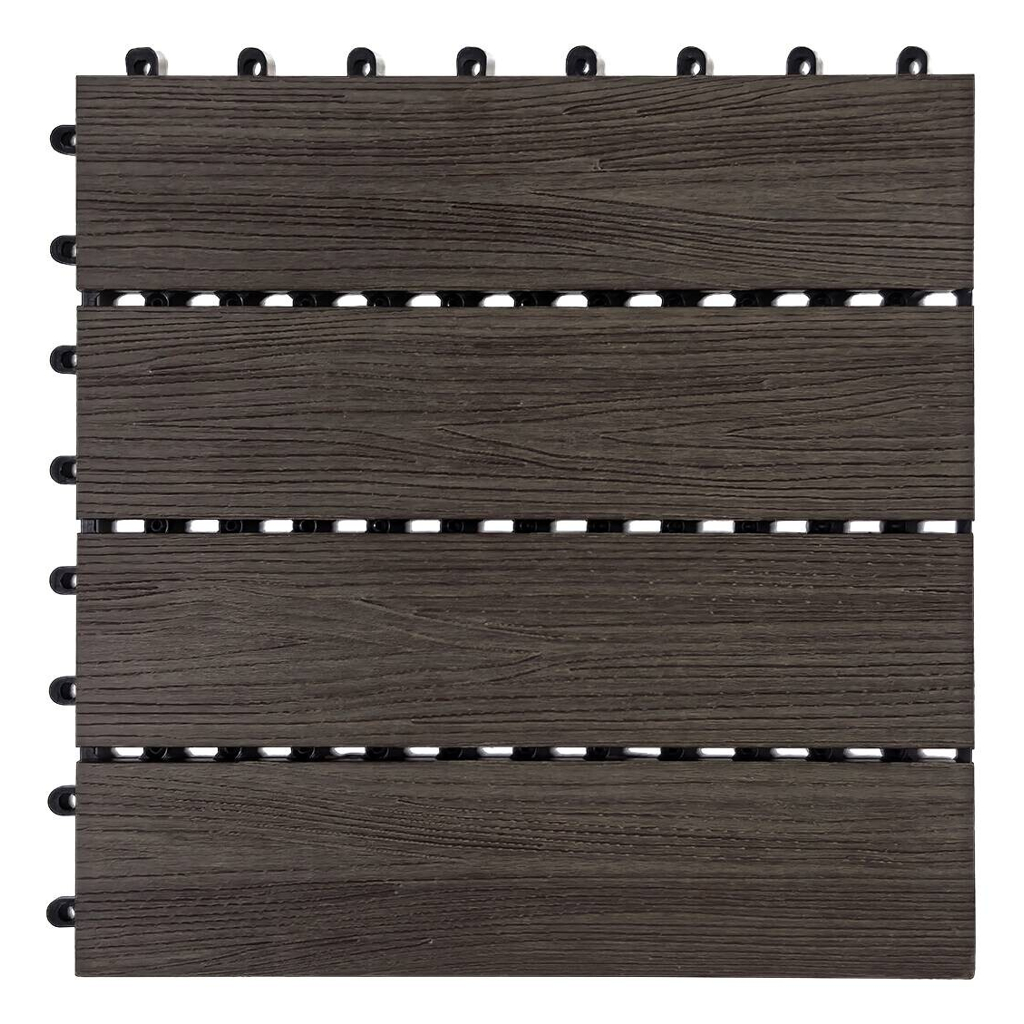 POCOline Terrassenfliese WPC, 6 Stück im Paket B/L: ca. 30×30 cm – verschiedene Farben