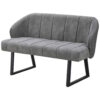 POCO Polsterbank Sven grau B/H/T: ca. 131x81,5x63 cm