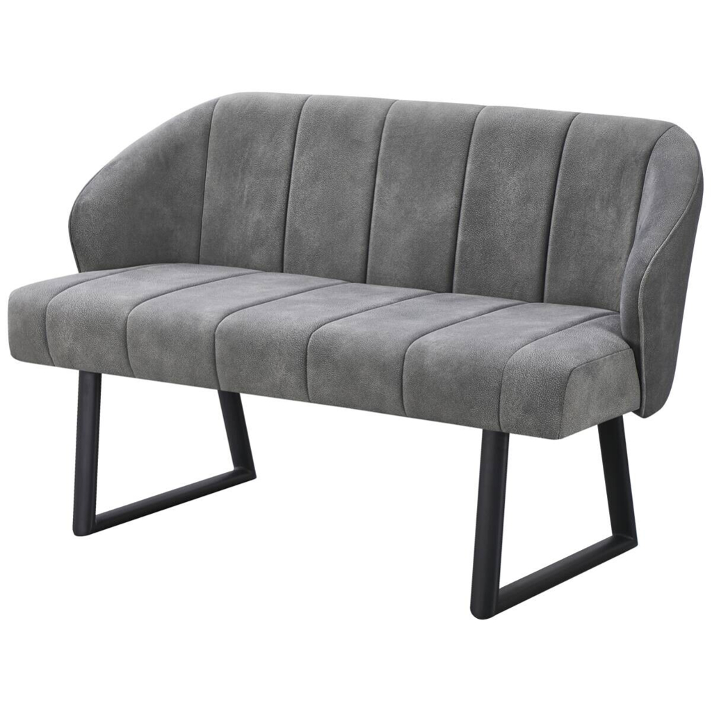 POCO Polsterbank Sven grau B/H/T: ca. 131x81,5x63 cm