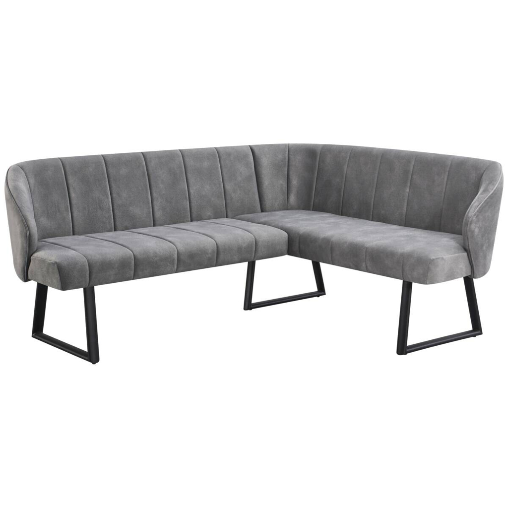 POCO Eckbank Sven grau B/H/T: ca. 187x81,5x155 cm