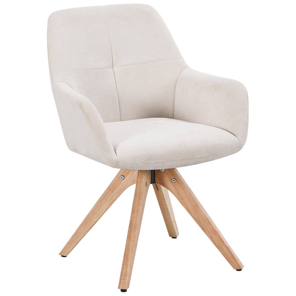 POCO Armlehnstuhl Woody beige Webstoff B/H/T: ca. 62x85,5x64 cm