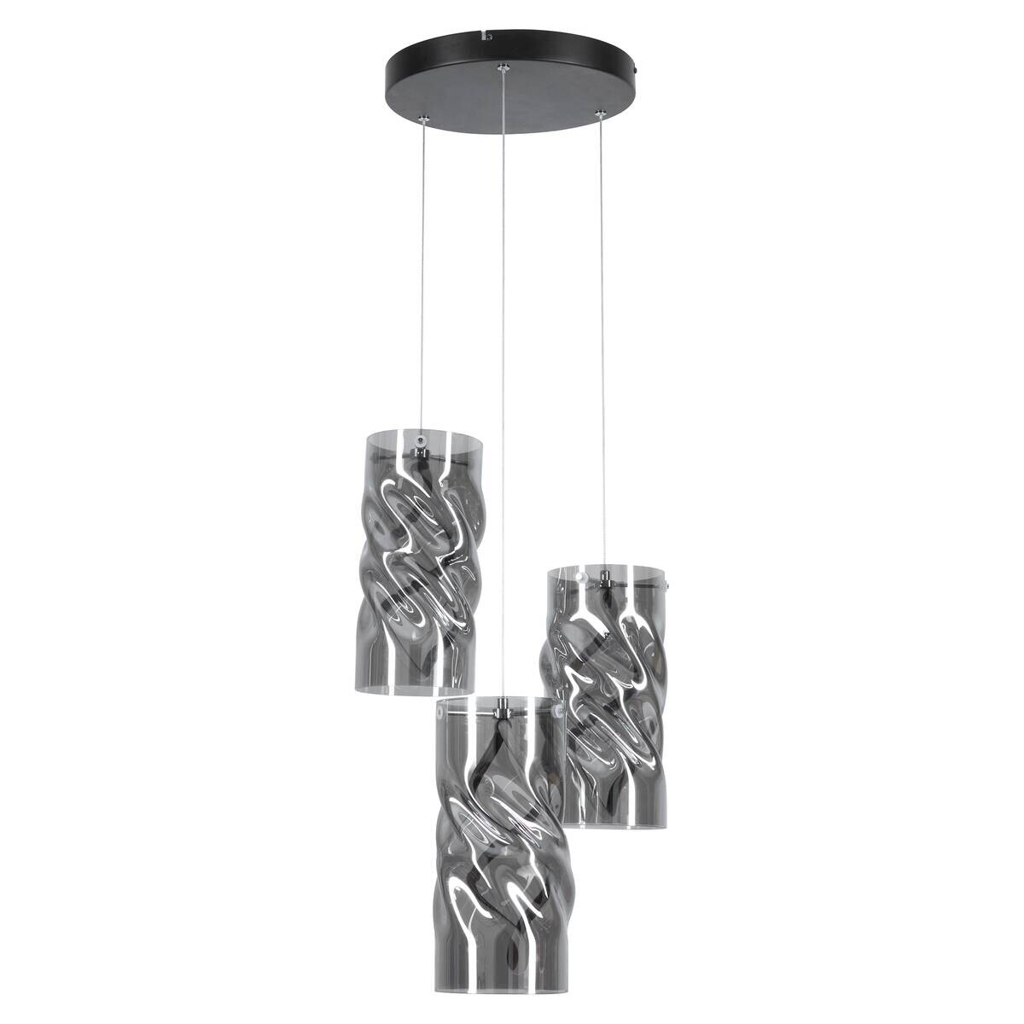 POCOline LED-Pendelleuchte Isabella
schwarz Metall Glas H/D: ca. 120×39,5 cm
