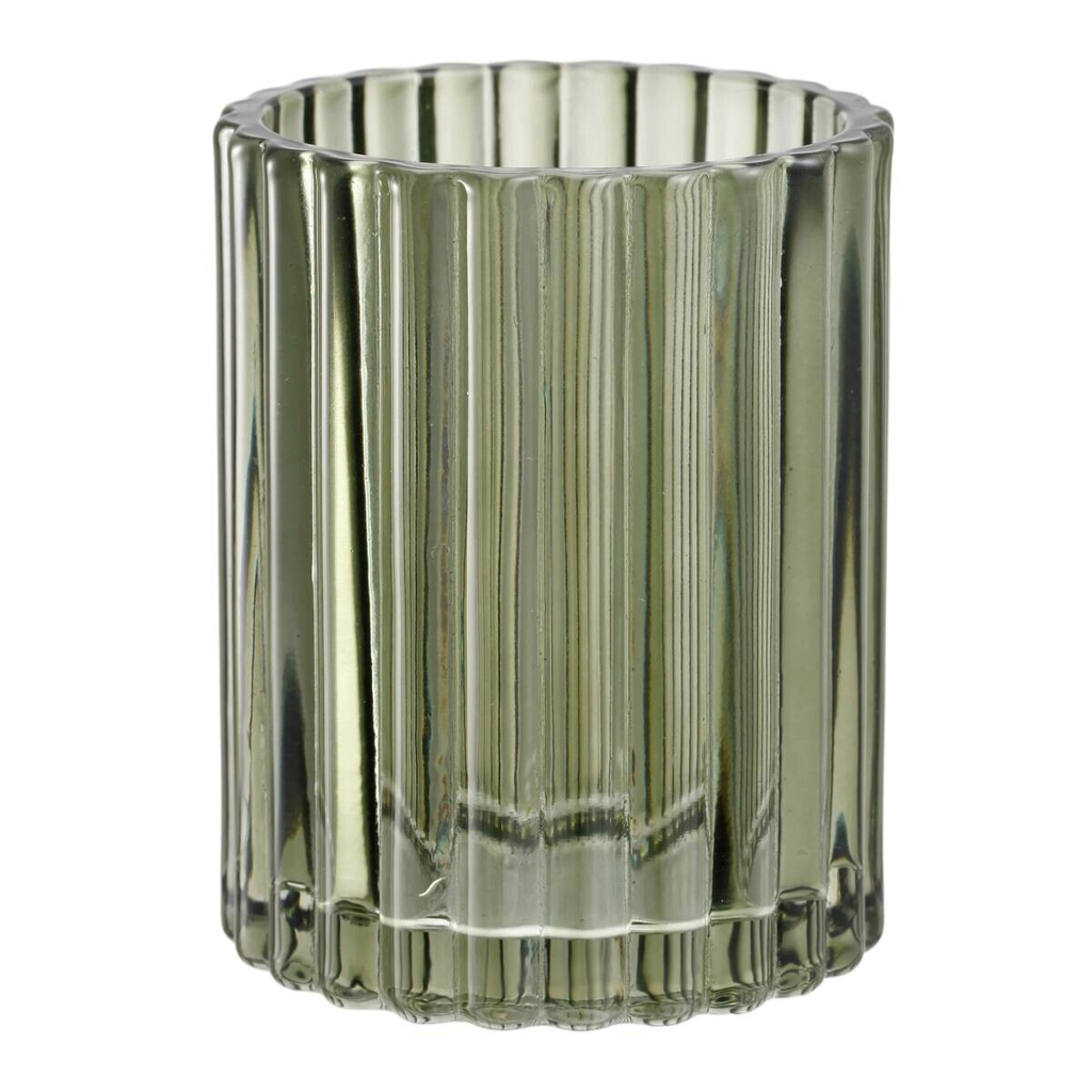 POCOline Zahnputzbecher grün Glas B/H: ca. 7x9 cm