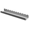 POCO Wandregal Sensation grau Metall B/H/T: ca. 48x5x9,1 cm