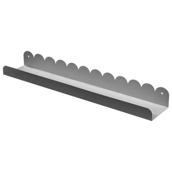 POCO Wandregal Sensation grau Metall B/H/T: ca. 48x5x9,1 cm