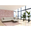 POCO Ecksofa creme Microfaser B/H/T: ca. 293x95x178 cm