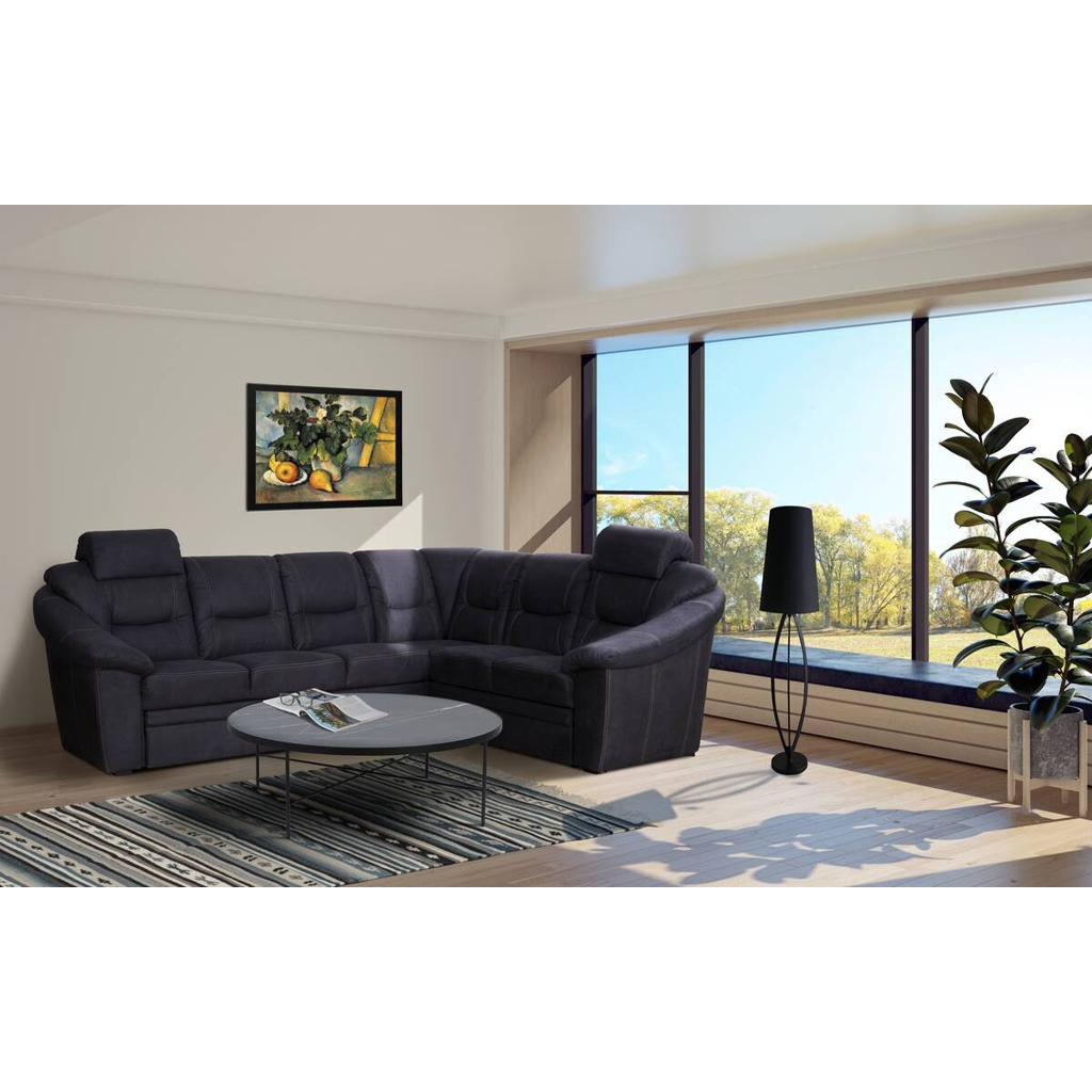 POCO Wohnlandschaft Talos dunkelgrau B/T: ca. 282x225 cm