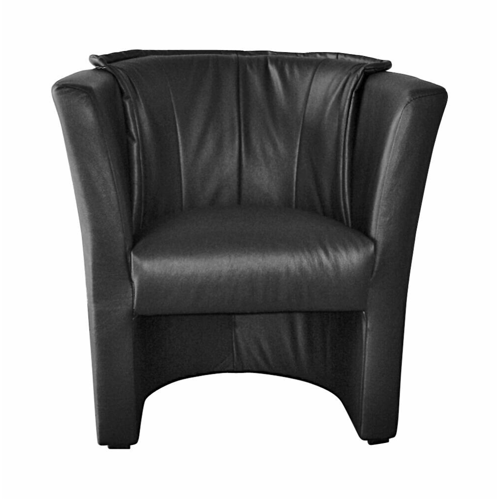 POCO Sessel Lux schwarz Kunstleder B/H/T: ca. 71x78x65 cm