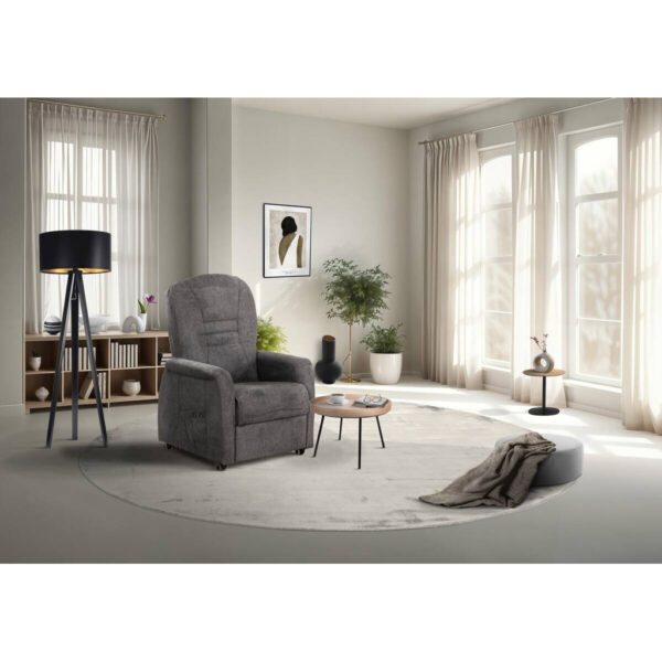 POCO TV-Sessel Uno dunkelgrau Microfaser B/H/T: ca. 78x114x88 cm POCO TV-Sessel Uno dunkelgrau Microfaser B/H/T: ca. 78x114x88 cm