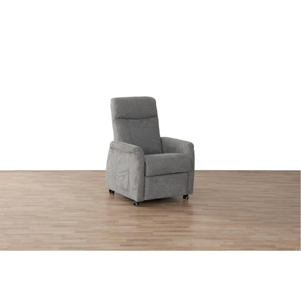 POCO TV-Sessel Bonn hellgrau Microfaser B/H/T: ca. 78x111x94 cm