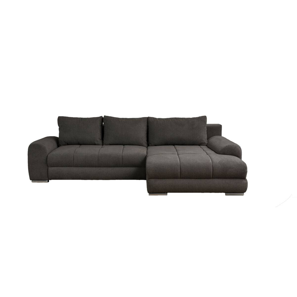 POCO Ecksofa mit Bettfunktion und Bettkasten Lorenz braun Microfaser B/H/T: ca. 284x74x180 cm