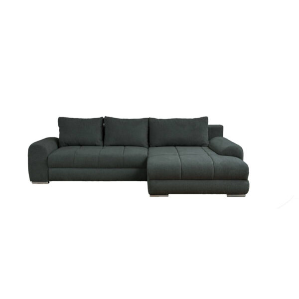 POCO Ecksofa mit Bettfunktion und Bettkasten Lorenz grün Microfaser B/H/T: ca. 284x74x180 cm
