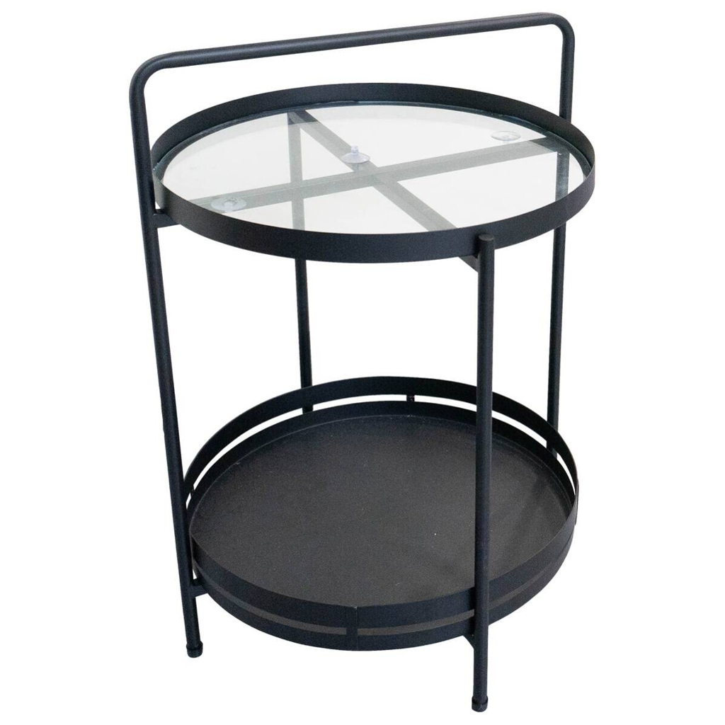POCO Beistelltisch Sabine schwarz H/D: ca. 60x40 cm