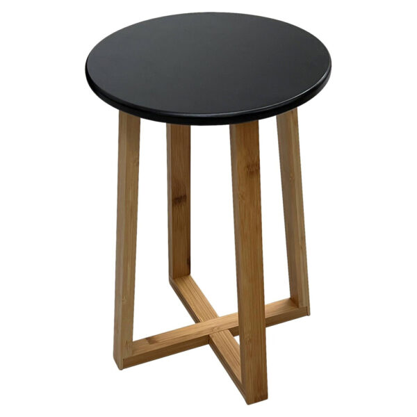POCO Beistelltisch Jones schwarz natur Bambus H/D: ca. 44x30 cm