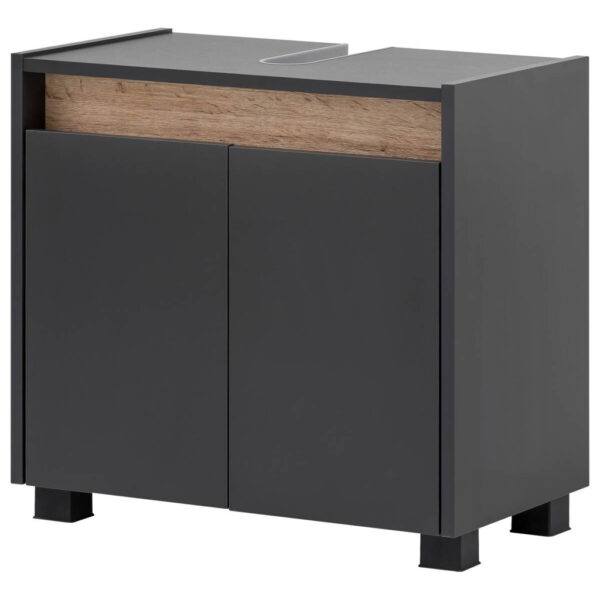 Waschbeckenunterschrank Cosmo
anthrazit B/H/T: ca. 56,9x54,6x33 cm