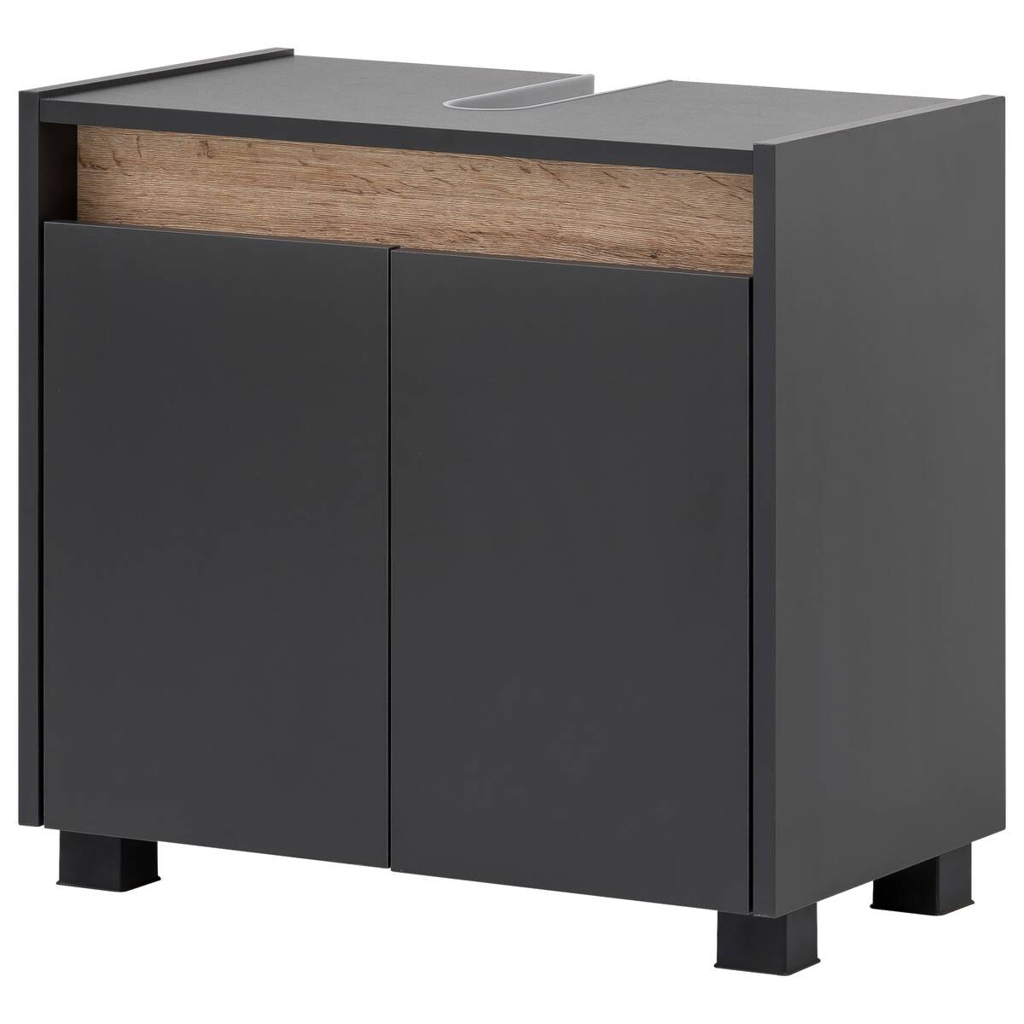 Waschbeckenunterschrank Cosmo
anthrazit B/H/T: ca. 56,9×54,6×33 cm