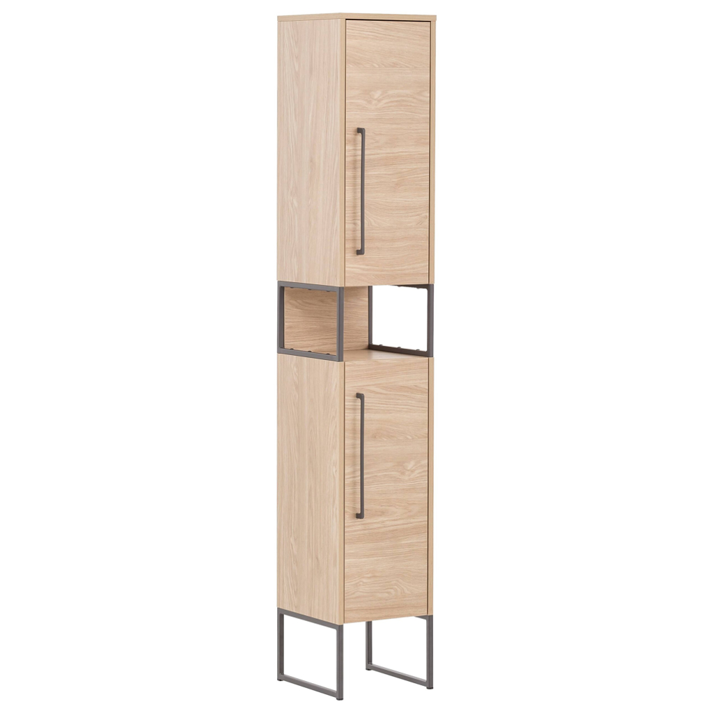 Möbelpartner Hochschrank Limone Eiche hell Nachbildung B/H/T: ca. 30,4x183,4x33,1 cm