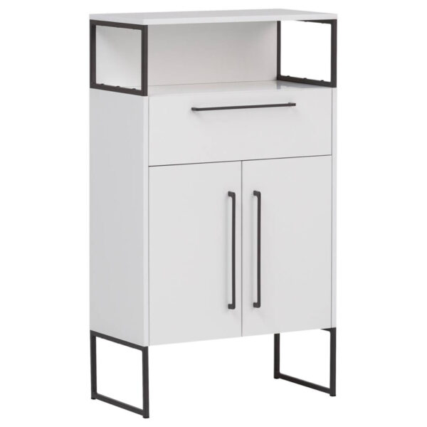 Möbelpartner Midischrank Limone weiß B/H/T: ca. 65,2x112,6x33,1 cm