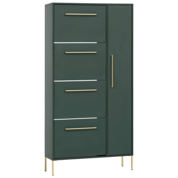 4027181116043-1 Schuhschrank Kent
waldgrün B/H/T: ca. 88,4x174,2x30 cm