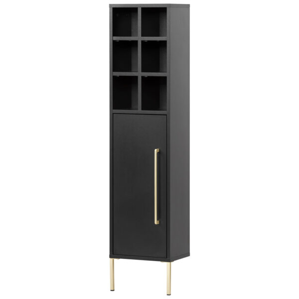 4027181116494 Midischrank Sarah
schwarz B/H/T: ca. 30,4x130,6x21,8 cm