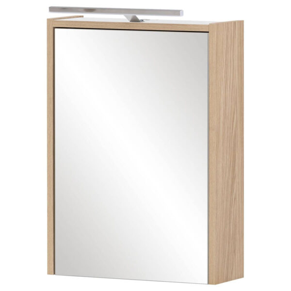 4027181116548 Spiegelschrank Flag
Eiche hell Nachbildung B/H/T: ca. 43,5x64x16 cm