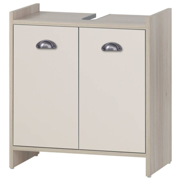 Waschbeckenunterschrank Lindholm
Eiche Sand Nachbildung creme B/H/T: ca. 57x62x33 cm