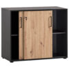 Möbelpartner Schiebetürenschrank Aino Eiche B/H/T: ca. 100x83,6x41 cm