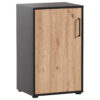 Möbelpartner Midischrank Aino Eiche Artisan Nachbildung schwarz matt B/H/T: ca. 51x83,6x41 cm Möbelpartner Midischrank Aino Eiche Artisan Nachbildung schwarz matt B/H/T: ca. 51x83,6x41 cm
