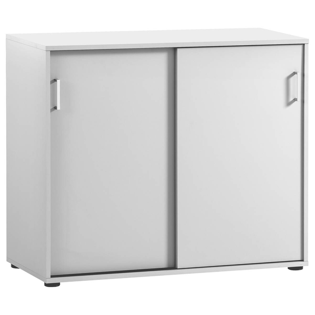 Möbelpartner Schiebetürenschrank Niels weiß B/H/T: ca. 100x83,6x41 cm