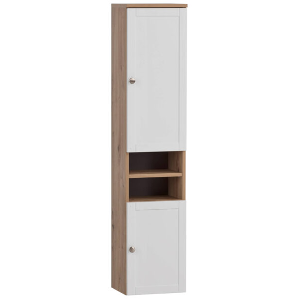 4027181120354 Hochschrank Jesper
Eiche Artisan Nachbildung weiß matt B/H/T: ca. 30,3x138,3x25,4 cm