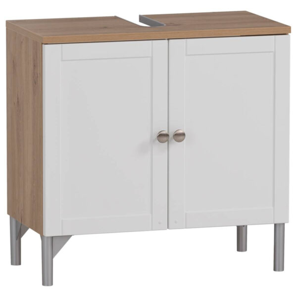 4027181120361 Waschbeckenunterschrank Jesper
Eiche Artisan Nachbildung weiß matt B/H/T: ca. 60,2x58,5x32 cm