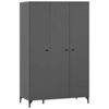Möbelpartner Kleiderschrank Smash anthrazit B/H/T: ca. 118x191,2x60 cm