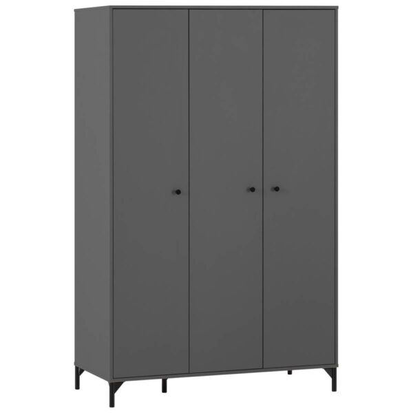 Möbelpartner Kleiderschrank Smash anthrazit B/H/T: ca. 118x191,2x60 cm Möbelpartner Kleiderschrank Smash anthrazit B/H/T: ca. 118x191,2x60 cm