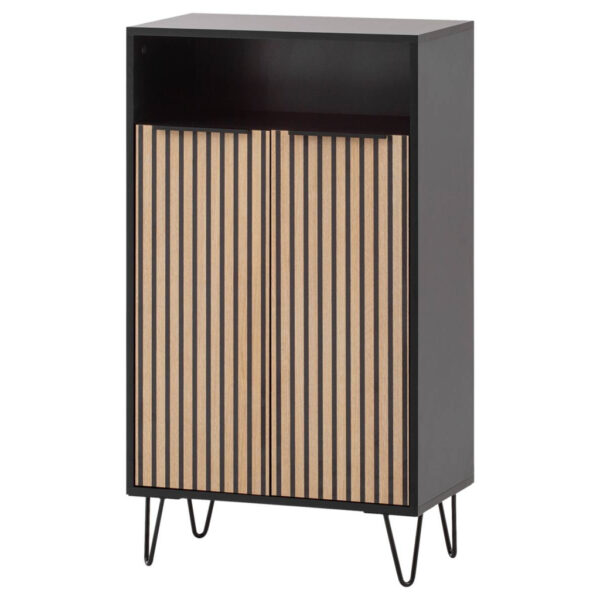 Schuhschrank Hank
schwarz matt B/H/T: ca. 60,2x107,9x33,05 cm