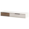 Möbelpartner Konsolentisch Loft weiß matt B/H/T: ca. 103,7x16,4x32,05 cm