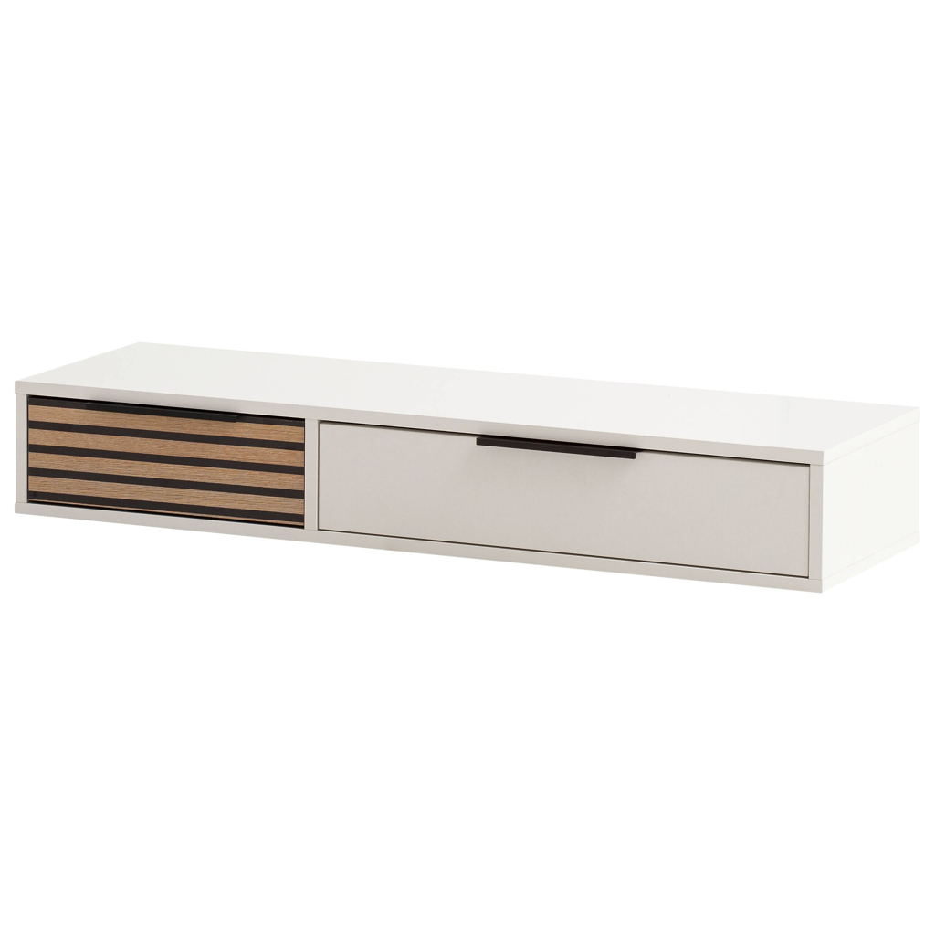 Möbelpartner Konsolentisch Loft weiß matt B/H/T: ca. 103,7x16,4x32,05 cm