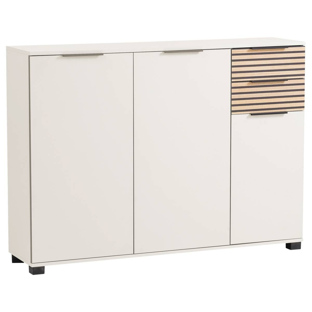 Möbelpartner Schuhschrank Alexa creme beige B/H/T: ca. 141,9x105,5x35 cm