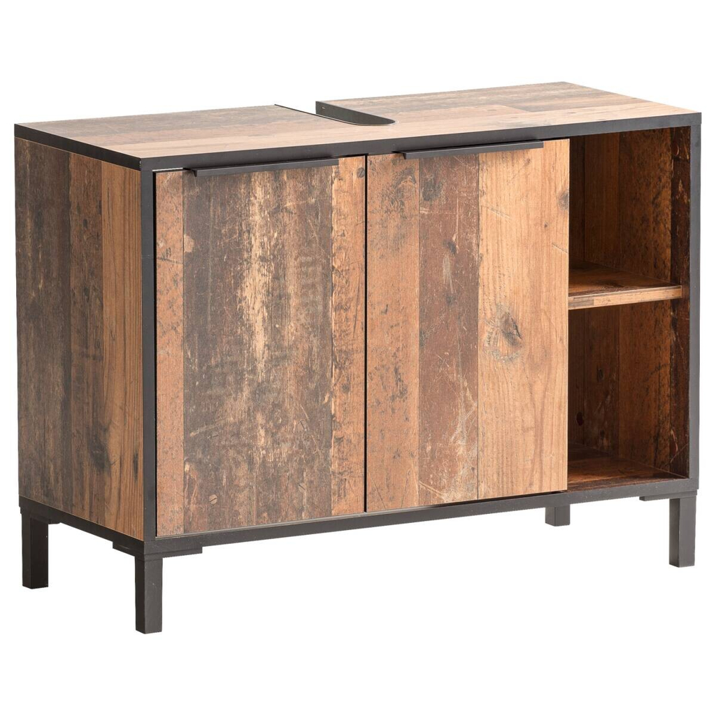 Waschbeckenunterschrank Jaap
Old Wood dunkel Nachbildung B/H/T: ca. 79,8×49,3×33 cm