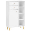 Schildmeyer Highboard Bjarne weiß matt B/H/T: ca. 60,2x113,4x33,05 cm