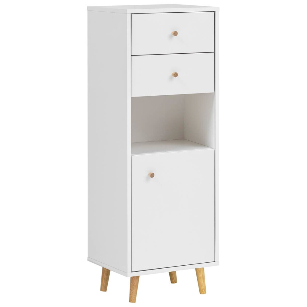 Schildmeyer Highboard Bjarne weiß matt B/H/T: ca. 40,3x113,4x33,05 cm