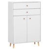 Schildmeyer Highboard Bjarne weiß matt B/H/T: ca. 77x113,4x33,05 cm Schildmeyer Highboard Bjarne weiß matt B/H/T: ca. 77x113,4x33,05 cm